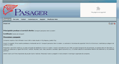 Desktop Screenshot of pasager.ro
